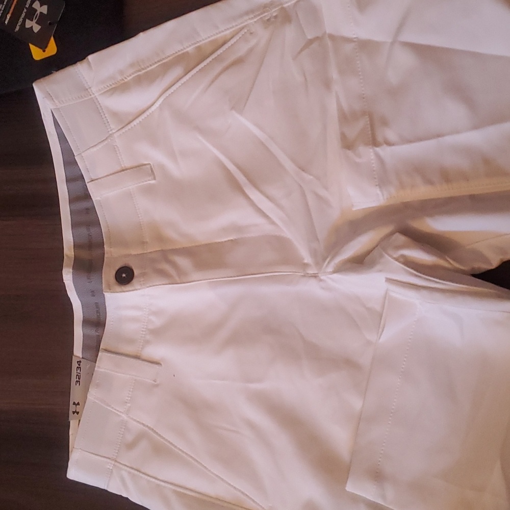 Under Armor White Straight Jeans